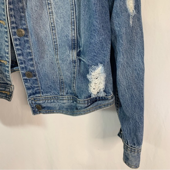 Mossimo Blue Jean Sherpa Collar Jacket - Picture 8 of 8